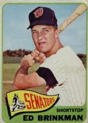 1965 Topps Baseball Cards      417     Ed Brinkman